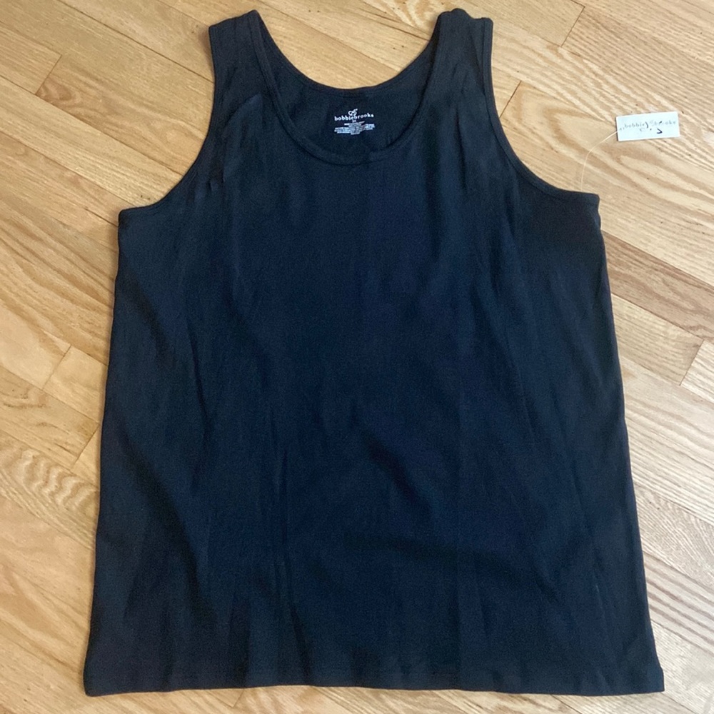 NWT Bobbie Brooks Women’s Basic Tank Top. Black. Sz. 3X